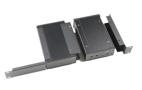 Audac Setup box installation accessories - Mounts three units into a 19” equipment rack (1 HE) (MBS103R)