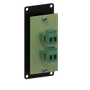 CAYMON CASY 1 space speaker level 2x 2-pin terminal block to 2-pin terminal block - Black version (CASY148/B)