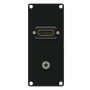 CAYMON CASY 1 space HDMI & female 3.5mm jack  - Black version