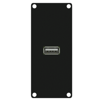 CAYMON CASY 1 space USB 2.0 a to 4-pin terminal block - Black version (CASY162/B)