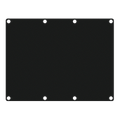 CAYMON CASY 3 space closed blind plate - Black version