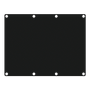 CAYMON CASY 3 space closed blind plate - Black version