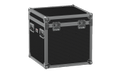 CAYMON Flightcase EURO with hinged cover and divider profile - Black
