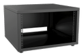 CAYMON 19” rack cabinet - 6 units - 500mm depth - Black