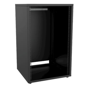 CAYMON 19” rack cabinet - 18 units - 500mm depth - Black (PR218/B)