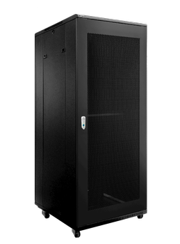 CAYMON 19" rack cabinet - 32 units - 600mm W x 800mm D - Grill front & rear door (SPR832GG)