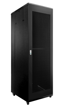 CAYMON 19" rack cabinet - 42 units - 600mm W x 800mm D - Grill front & rear door (SPR842GG)