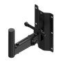 CAYMON Speaker wall mount bracket - 35mm pole - 250mm - Black version