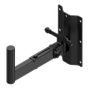 CAYMON Speaker wall mount bracket - 35mm pole - 350mm - Black version