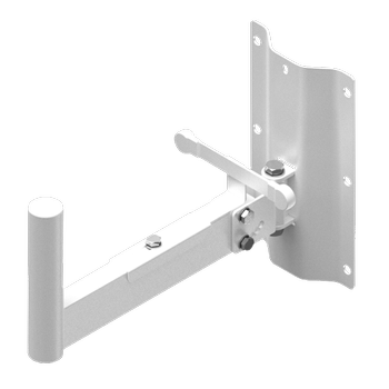 CAYMON Speaker wall mount bracket - 35mm pole - 350mm - White version (WLB35/W)