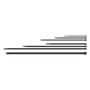 PROCAB Bulk & Accessories Nylon cable ties - 2.5 x 100 mm - Black, uv-resistant version