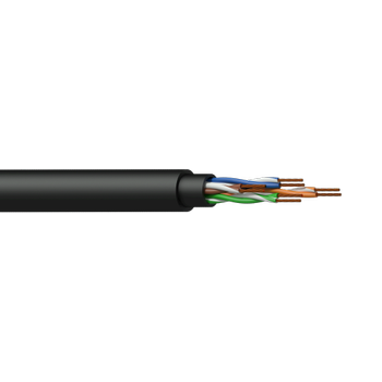 PROCAB Bulk & Accessories Networking cable - CAT5E - U/UTP - flex 0.22 mm² - 24 AWG - HighFlex™ - 100 m wooden reel (BCT50U/1)