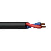 PROCAB Bulk & Accessories Loudspeaker cable - 2 x 2.5 mm² - 13 AWG - CCA - 100 meter - black