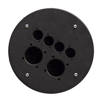 PROCAB Bulk & Accessories 2 x schuko size + 4 x d-size hole center plate (CRP342)