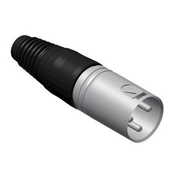 PROCAB Bulk & Accessories Cable connector - 3-pin xlr male - Connector (VC3MX)