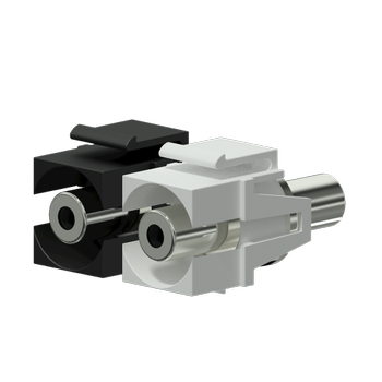 PROCAB Bulk & Accessories Keystone adapter - 3.5 mm Jack female - 3.5 mm Jack female - Black (VCK310/B)