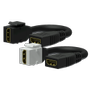 PROCAB Bulk & Accessories Keystone adapter - HDMI A female - HDMI A female - pigtail - Black