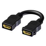 PROCAB Basic Series Adapter -HDMI female - HDMI female - Pigtail - Black
