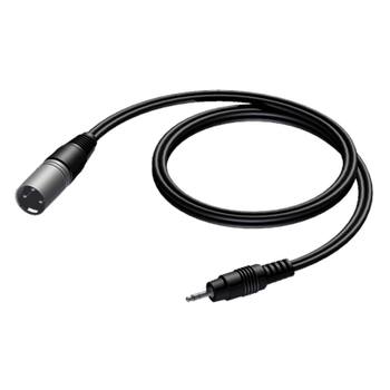 PROCAB Basic Series XLR male - 3.5 mm Jack male stereo - 3 meter (CAB714S/3)
