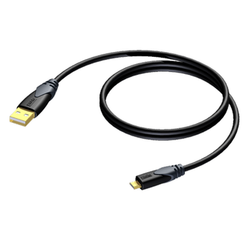 PROCAB Classic Series USB A - USB micro B - 1,5 meter (CLD614/1.5)