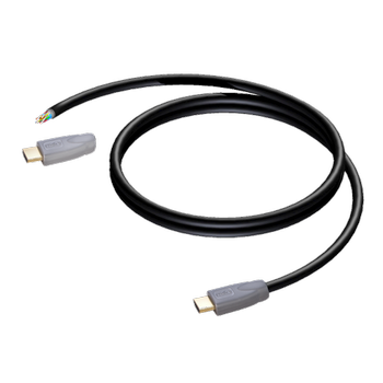 PROCAB Classic Series Pre-made open ended contractor cable - 8 meters - awg26 (HDM100/8)