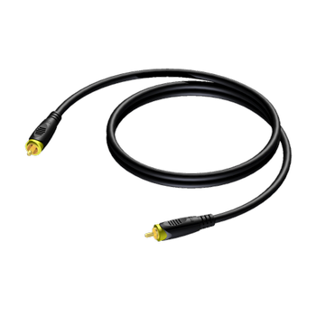 PROCAB Reference Series RCA/Cinch male - RCA/Cinch male - 75 ohm - 10 meter - hanger (CAV162/10-H)