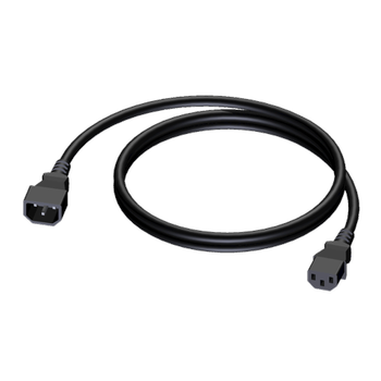 PROCAB Power Series Power cable - euro power male - euro power female - 3 x 1.5 mm² - 1,5 meter (CAB480/1.5)