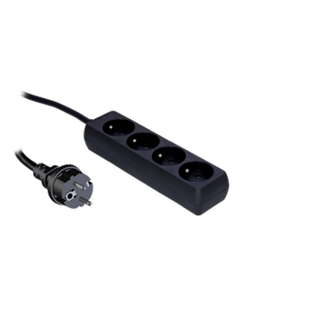 PROCAB Power Series Powerstrip with child protection,  4-way - 4 french  sockets, 5m cable (PSC104/5-F)