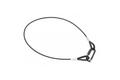 Admiral Staging Safety cable certified 3mm L 60cm black (RIVKAN36B)