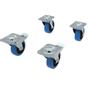 Admiral Staging Castor set Ø125mm 4x swivel with brake
