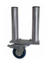SIXTY82 Leg stage height 025cm swivel castor w. brake dble