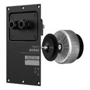 Audac 70/100V transformer module for VEXO106, VEXO108 or VEXO208 - 120W & 60W power taps Black