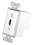 AVPro Edge HDMI Single Gang, Decora Wall Plate HDBaseT Transmitter ONLY (100M HD, 70M 4K) Color: White