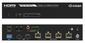 infobit 4K60 1x4 HDMI splitter, smart EDID, w/ audio and  4x 150m HDBaseT Rx