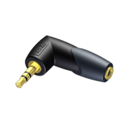 Procab Adapter - 3.5 mm Jack female stereo - 3.5 mm Jack male stereo - 90° angled