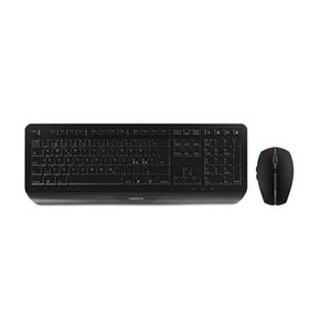 CHERRY Gentix Desktop Wireless keyboard and mouse combo kit, black (JD-7000PN-2)