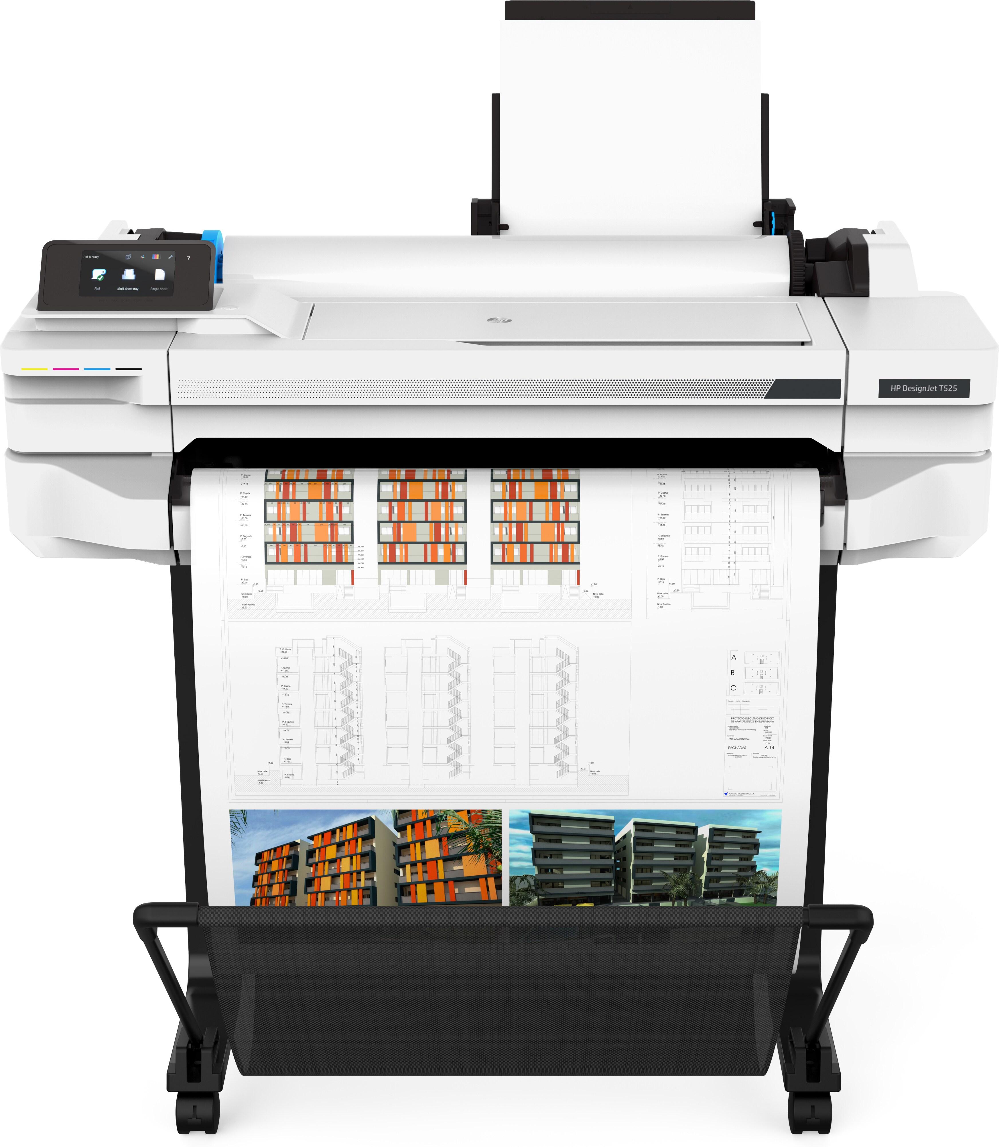 Hp designjet t525 24 in printer не печатает