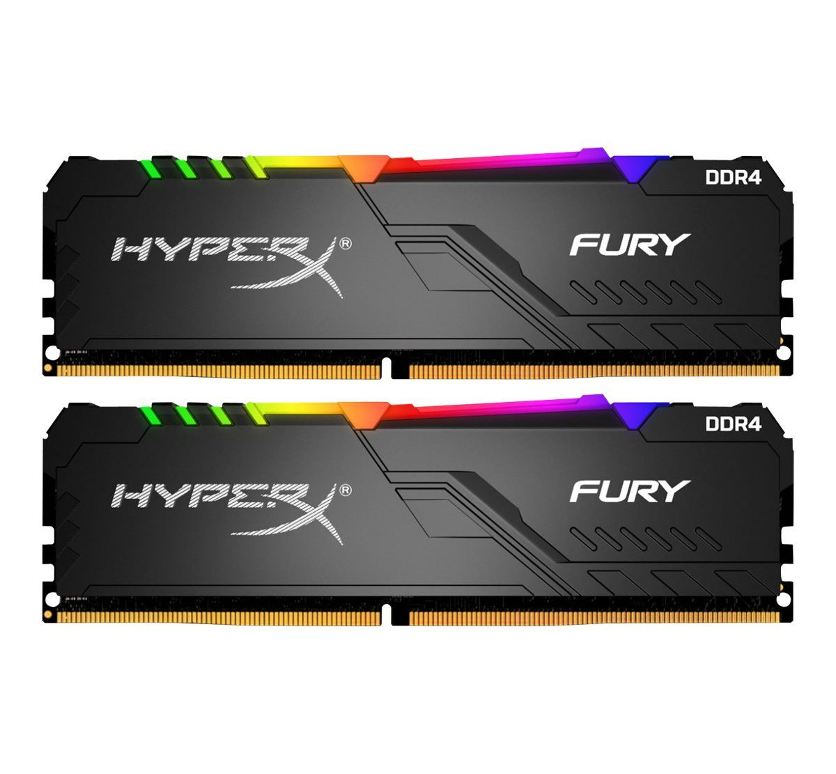 Обзор оперативная память kingston hyperx fury black rgb