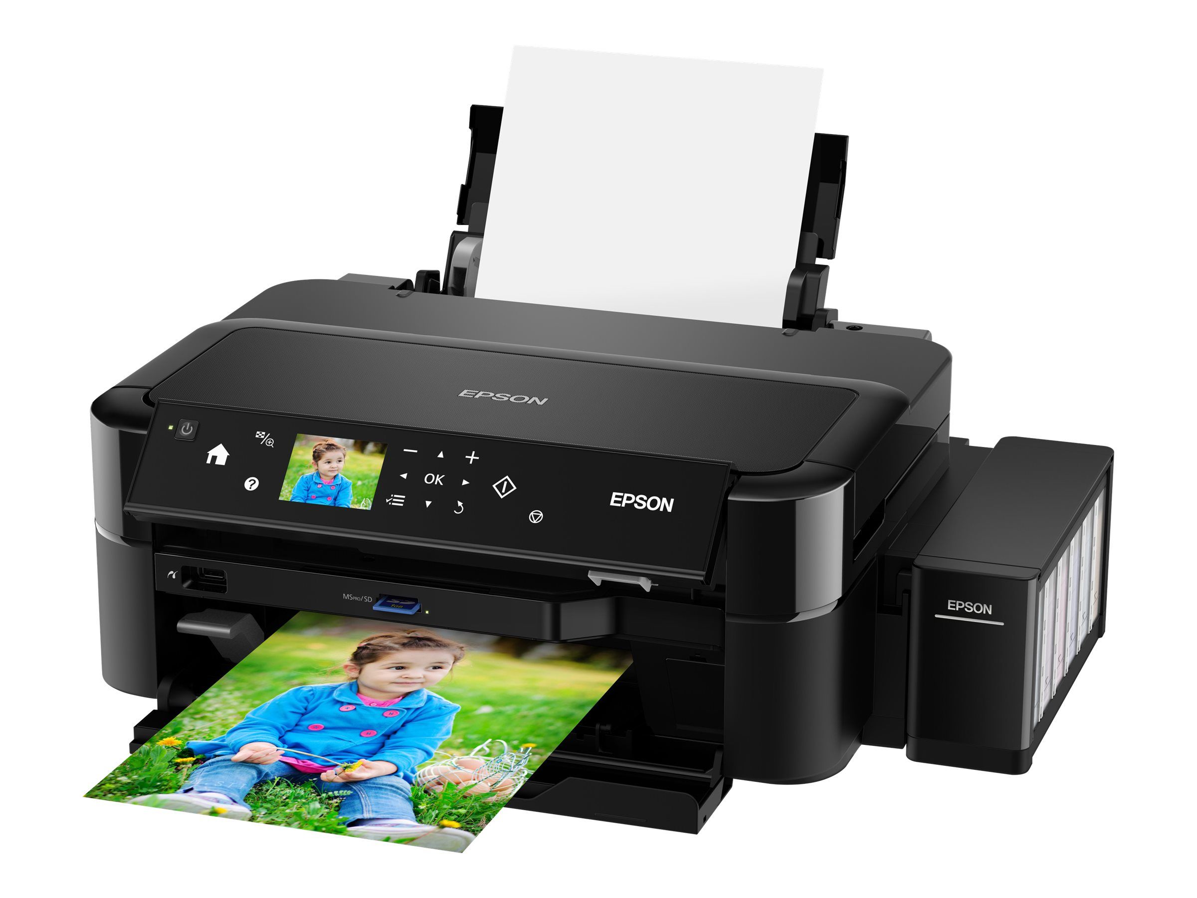 Принтер epson l купить. Принтер струйный Epson l810. МФУ a4 Epson l850. Epson l810 (c11ce32402). Принтер Epson l810, черный.