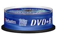 Verbatim DVD+R 4.7Gb 16x spindle (25)