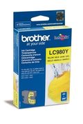 Brother LC980Y Blekkpatron for ca. 260 A4 sider, gul