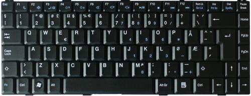 Intel Norsk standard tastatur til diverse Asus/ Compal 14"-15" (KBA-01-NO)