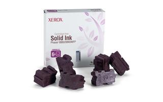 XEROX 6 x Magenta blekkpatroner til PHASER 8860 8860MFP (108R00747)
