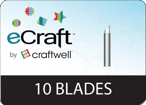 Craftwell kniver for eCraft kuttemaskin (10pk) (EC-BLD-10P)