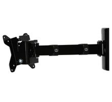B-TECH Veggfeste for LCD og TFT m/ arm, VESA 75 og 100 brakett - sort (bt7512)