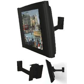 B-TECH Veggfeste for LCD og TFT m/ arm, VESA 75 og 100 brakett - sort (bt7512)