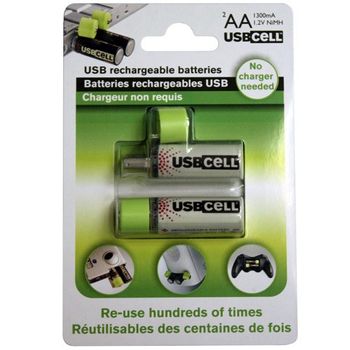 GADGET USBCELL Rechargeable AA Batteries (MXAA02)