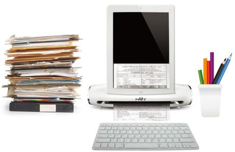 Not only PC iScanner for iPad - Docking, lading & scanning. Hvit utgave (NOTLVISCANW)