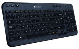 Logitech K360 kompakt trådløst tastatur med hurtigtaster - liten USB-mottaker