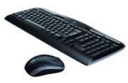 Logitech Wireless Combo MK330 Nordic Tastatur med flate taster, mus for høyre- og venstrehendte (920-003982)